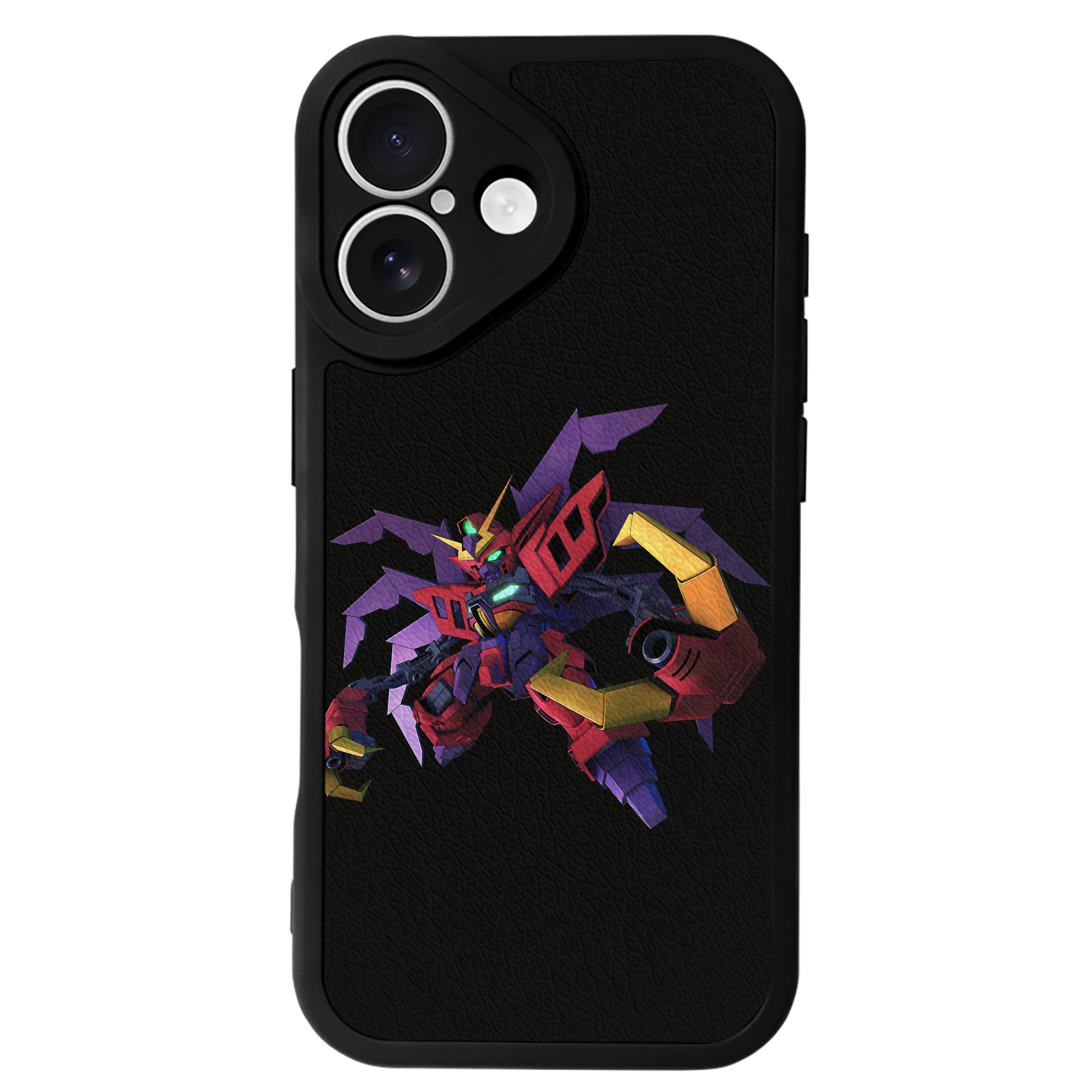 （画像用） 機動戦士ガンダム Mobile Suit Gundam 【iPhone 16シリーズ対応】シリコンスマホケース（レザー調） 材質：シリコン